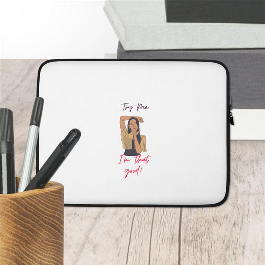 Try Me Laptop Sleeve