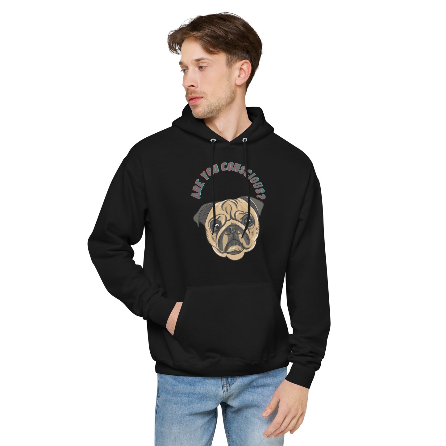 Conscious Men's fleece hoodie