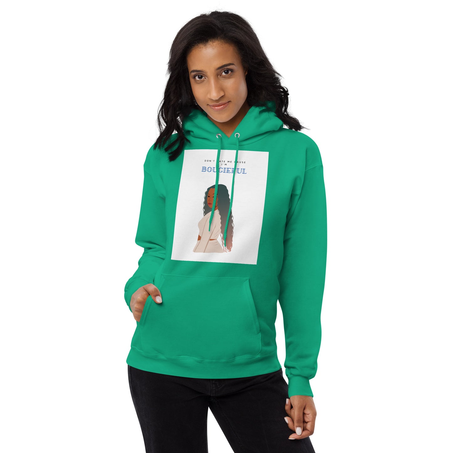 Don't Hate Me! Women's fleece hoodie