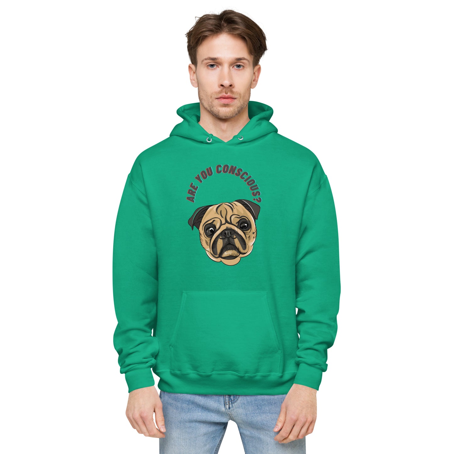 Conscious Men's fleece hoodie