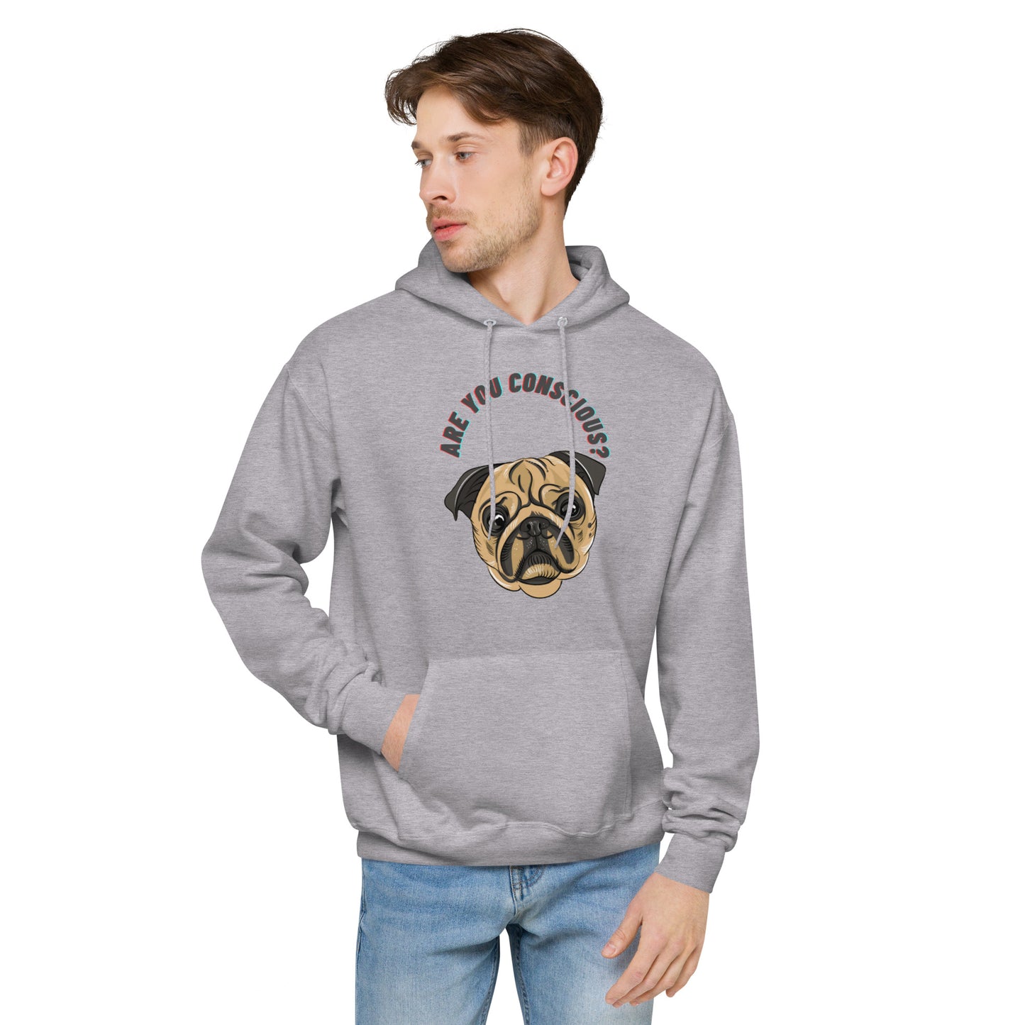 Conscious Men's fleece hoodie