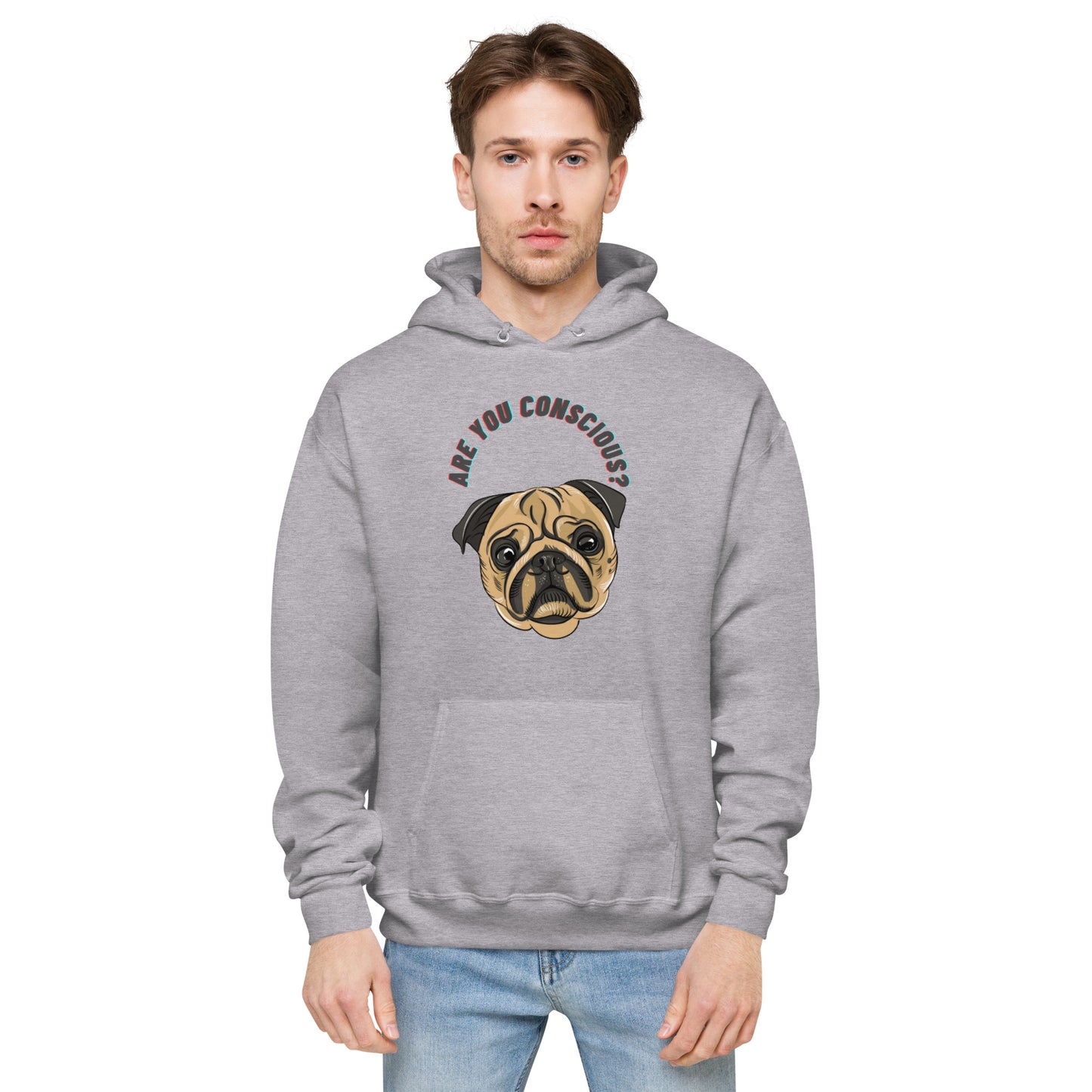 Conscious Men's fleece hoodie