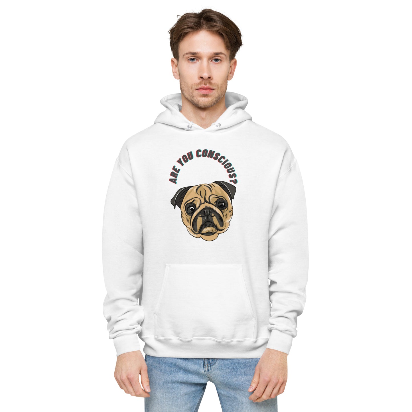 Conscious Men's fleece hoodie