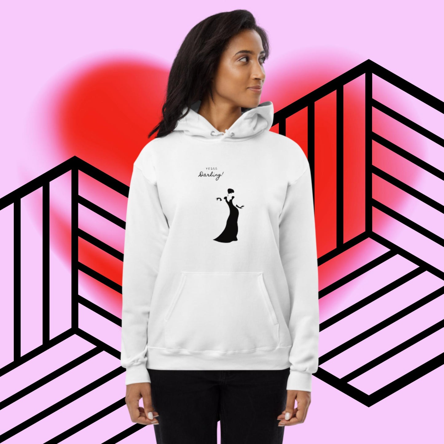 Yes Women's fleece hoodie