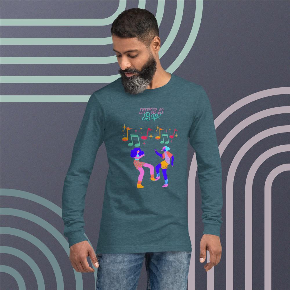 Bop Unisex Long Sleeve Men's Tee