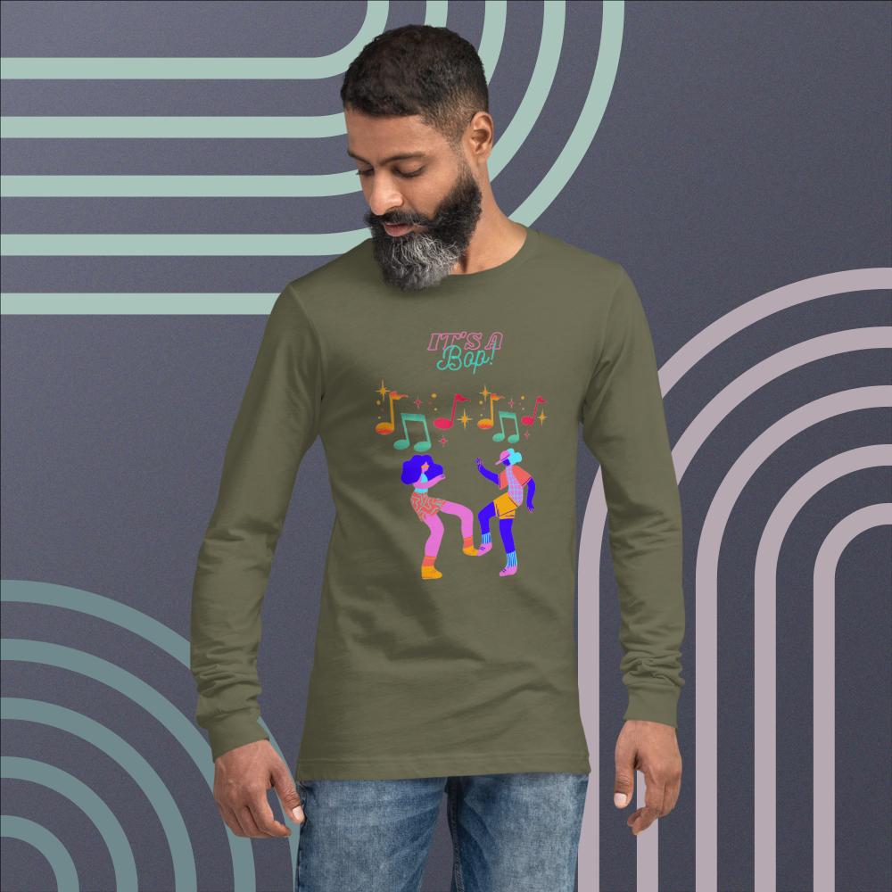 Bop Unisex Long Sleeve Men's Tee