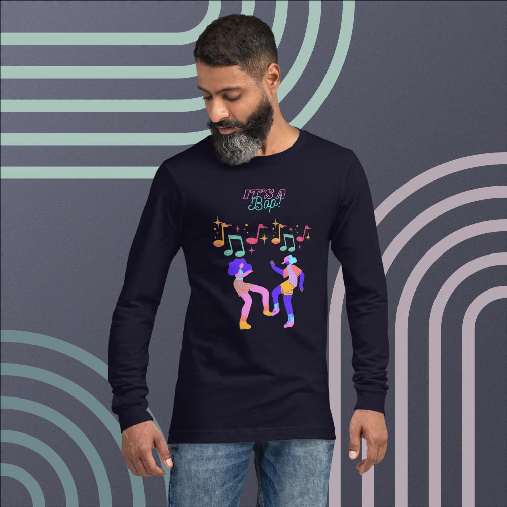 Bop Unisex Long Sleeve Men's Tee